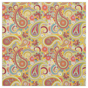 Tela Trippy Hippy Retro Paisley