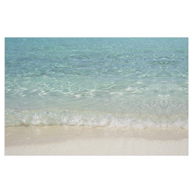 Tela tropical azul del agua de Tahití ("Cuarto gordo" (fat quarter))