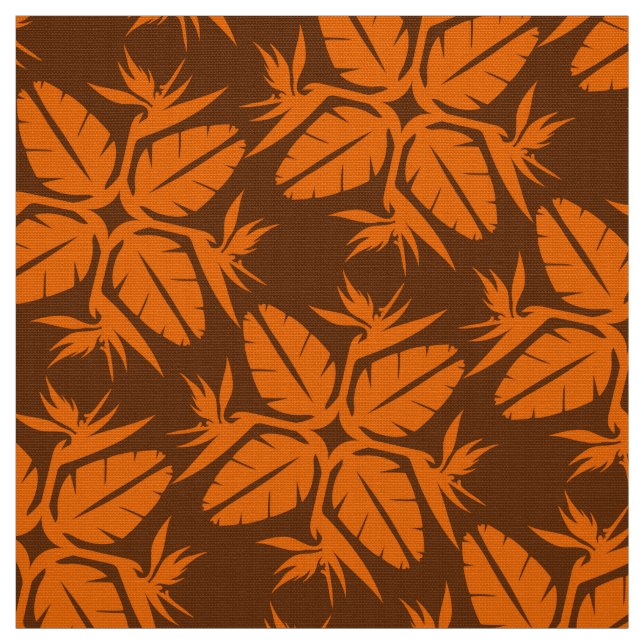 Tela Tropical Hawaiian Quilt Pattern Bird of Paradise   (Retal)