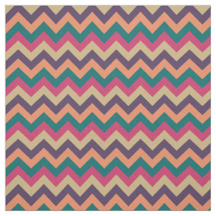 Tela Tropical Zigzag Fabric