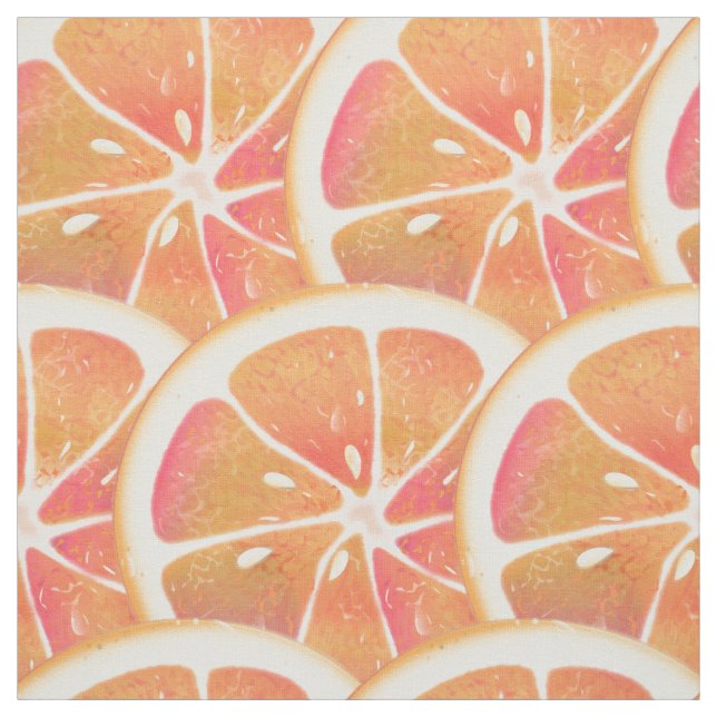 Tela Trozo de frutas de cítricos de pomelo (Retal)