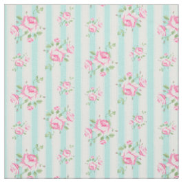 Tela Trullo floral subió vintage clásico de la raya