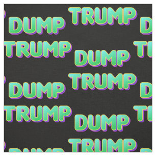 Tela Trump, un retro negro verde