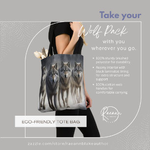Tela Tu bolso de la manada de lobos