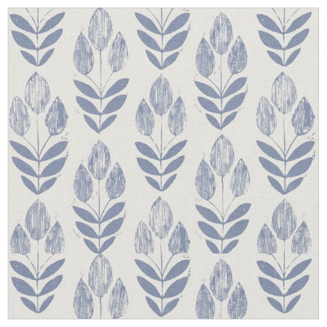 Tela - Tulipanes Azules (De cerca)