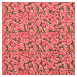 Tela Tulipanes rosados profundos