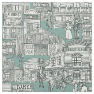 Tela tuquesa del desierto del casco antiguo