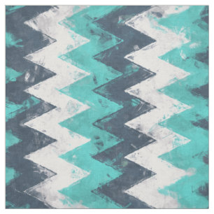 Tela Turquesa Chevron