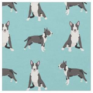 Tela turquesa de perritos