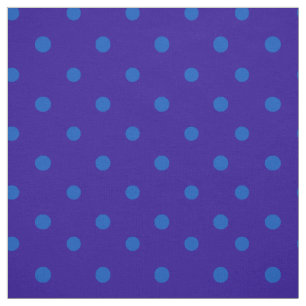 Tela Turquesa elegante en modelo de lunares azul de