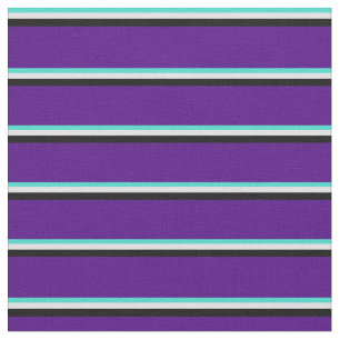 Tela Turquesa, lavanda, negro e índigo