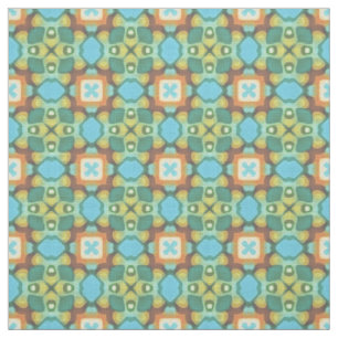 Tela Turquesa Naranja Verde Azul Verde Oriental Arte de