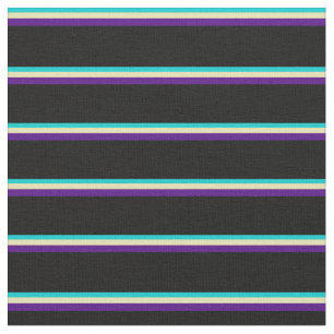 Tela Turquesa oscura, Tan, Colores índigo y Negro