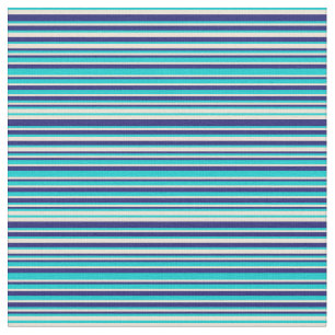 Tela Turquesa oscuro, azul bizcocho y azul oscuro