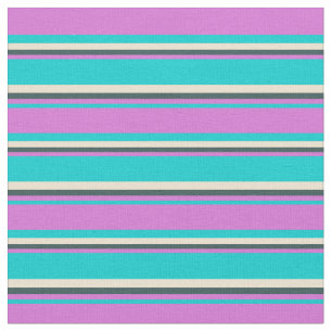 Tela Turquesa oscuro, orquídea, gris pizarra oscura y b