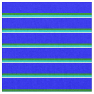 Tela Turquesa, Turquesa Oscura, Patrón Verde y Azul