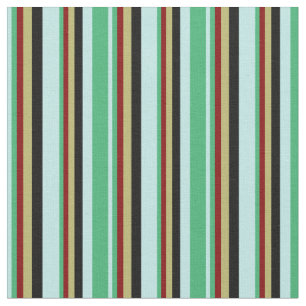 Tela Turquesa, verde marino, marrón, caqui oscuro y neg