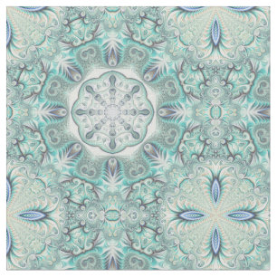 Tela Turquoise Coral Reef Mandala