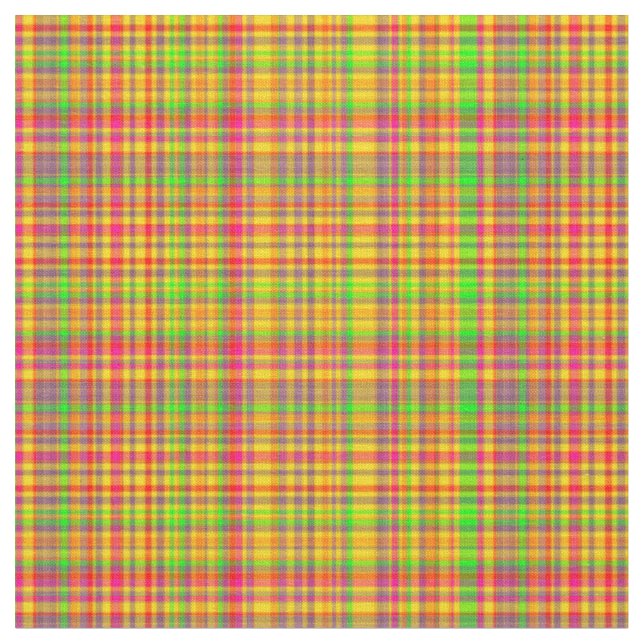 Tela Tutti Frutti Plaid 02-Fabric (De cerca)
