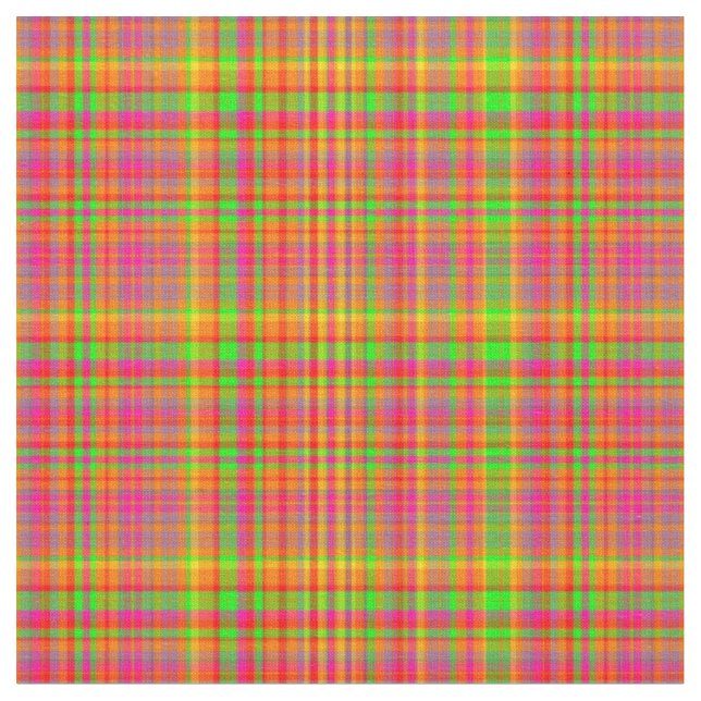 Tela Tutti Frutti Plaid 10-Fabric (De cerca)