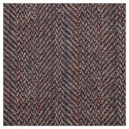 Tela Tweed de imagen marrón y azul