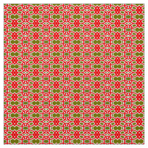 Tela Un diseño clásico de tejido floral colorido