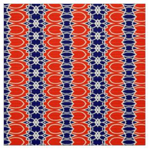 Tela Un diseño clásico de tejido floral colorido