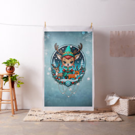 Tela Un mono reno al estilo personalizado