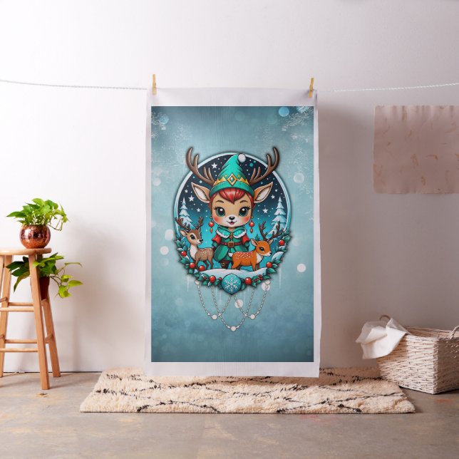 Tela Un mono reno al estilo personalizado (In Situ)