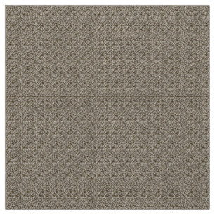 Tela Una alfombra marrón con un motivo geométrico está