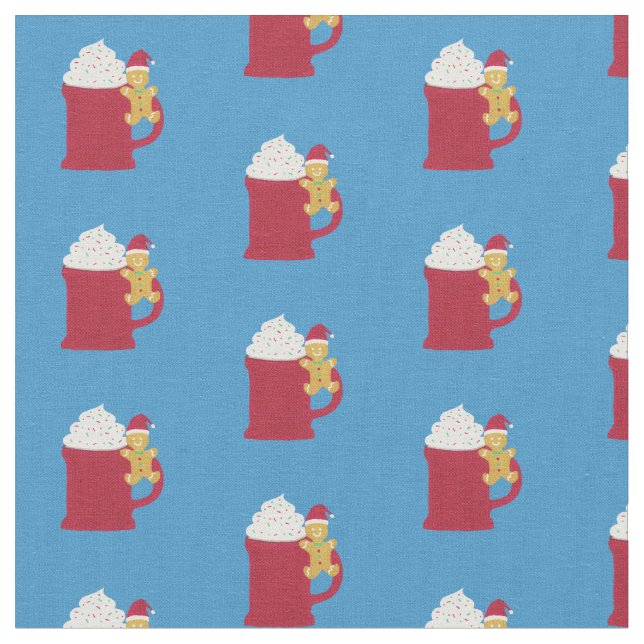Tela Una Copa de Feliz Navidad (De cerca)