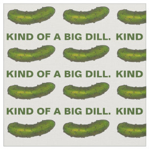 Tela Una especie de "Big Dill" (Deal) Green Pickle Food