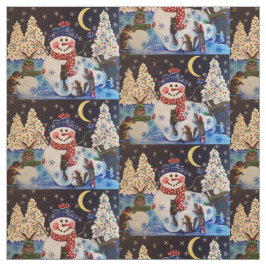 Tela "Una noche mágica en la nieve"