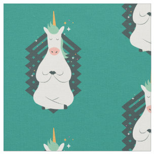 Tela Unicornio en actitud de la yoga