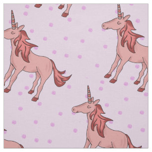 Tela Unicornio rosa de Bonito dormido