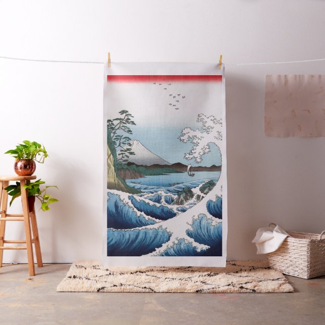 Tela Utagawa Hiroshige - Mar frente a Satta, Provincia  (In Situ)