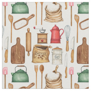 Tela Utensilios De Cocina Y Elementos Esenciales