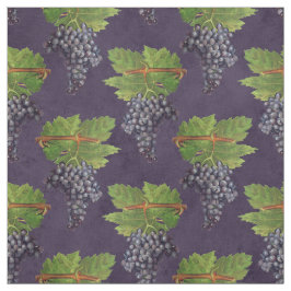 Tela Uvas y vides de cosecha en morado
