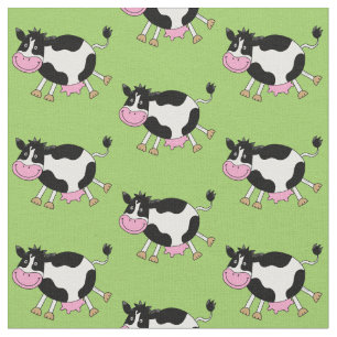 Tela vaca del baile de la granja divertida