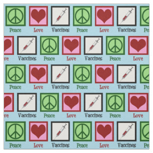 Tela Vacunas de amor por la paz