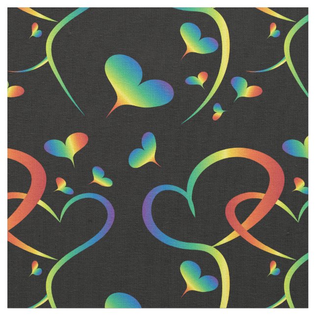 tela valentina del orgullo del arcoiris (De cerca)