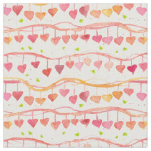Valentine Candy Hearts Love Naranja Watercolor