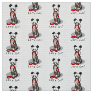 Tela ¡Vamos! Pasear al perro crestado chino (hl blk wh