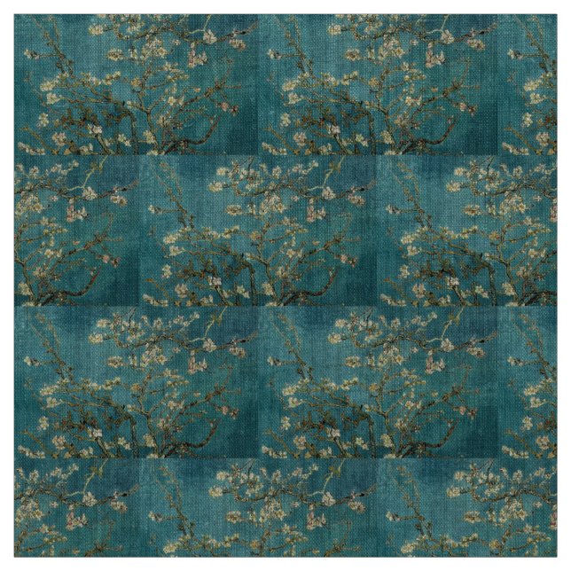 Tela Van Gogh - Floreciente árbol de almendros (Retal)
