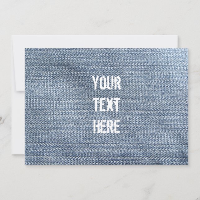 Tela vaquera (Anverso)