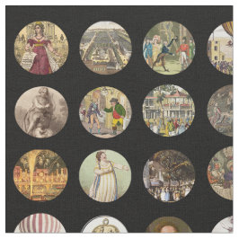 Tela Vauxhall Garden Tejidos Círculos