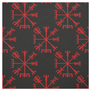Tela Vegvísir Rojo Sangre (Vegvísir Viking)