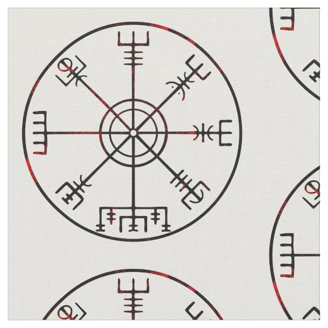 Tela Vegvisir Stave Protector Islandés (De cerca)
