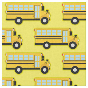 Tela Vehículos escolares de autobuses educados niños