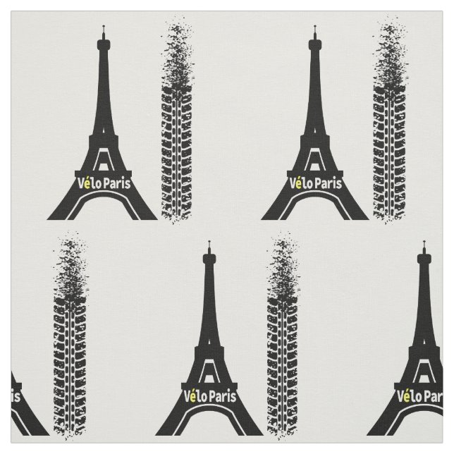 Tela Velo Paris Bike Eiffel Tower (Retal)